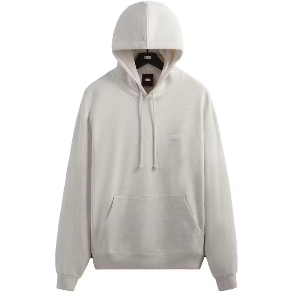 KITH woman heather oatmeal hoodie size XS